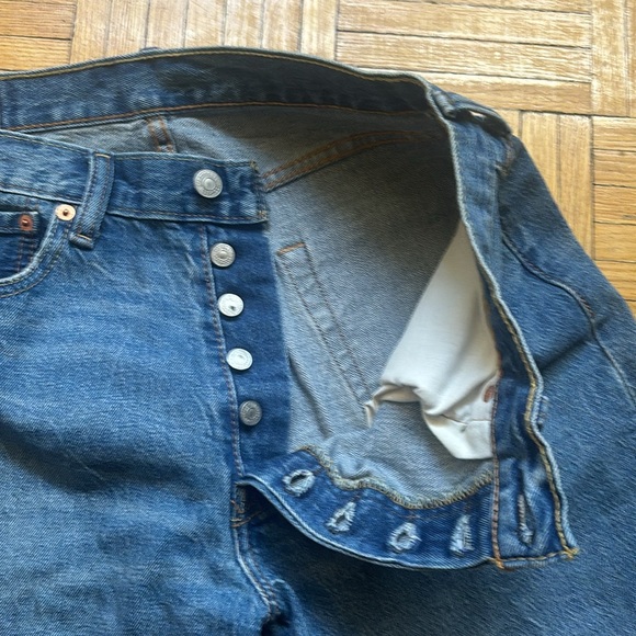 Levi’s Strauss & Co 501 Shorts size 31 Blue Red Tab - Picture 2 of 12